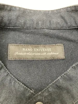 nano UNIVERSE/ナノユニバース/シャツ/ブラウス/トップス/ブラック/M