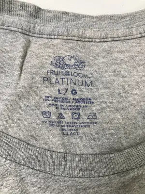 FRUIT OF THE LOOM/フルーツオブザルーム/Tシャツ/カットソー/トップス/グレー/L