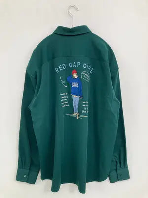 RED CAP GIRL/レッドキャップガール/シャツ/ブラウス/トップス/グリーン/M