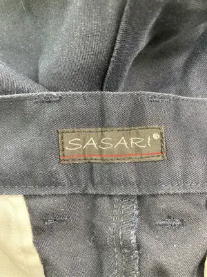 SASARI/スラックス/パンツ/ネイビー/85cm