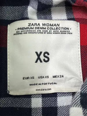 ZARA/ザラ/シャツ/ブラウス/トップス/レッド/XS