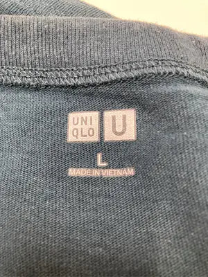 UNIQLO/ユニクロ/Tシャツ/カットソー/トップス/ネイビー/L