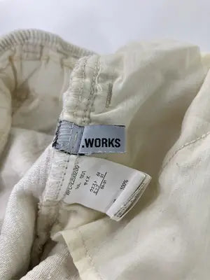 .WORKS/ドットワークス/その他パンツ/パンツ/アイボリー/ウエスト64cm、ヒップ91cm
