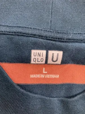 UNIQLO U/ユニクロユー/Tシャツ/カットソー/トップス/ネイビー/L