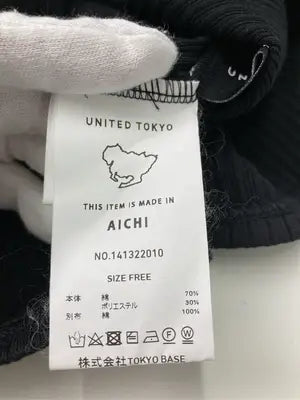 UNITED TOKYO/ユナイテッドトウキョウ/Tシャツ/カットソー/トップス/ブラック/FREE