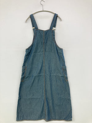 ジャンパースカート/ワンピース/ドレス/ブルー/M