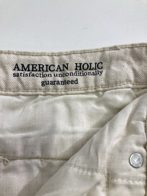 AMERICAN HOLIC/アメリカンホリック/デニムスカート/スカート/ホワイト/M