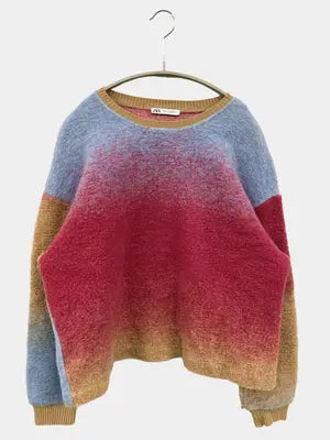ZARA/ザラ/ニット/セーター/トップス/レッド/USA S