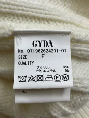 GYDA/ジェイダ/ニット/セーター/トップス/アイボリー/F