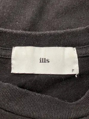 ills/イルズ/Tシャツ/カットソー/トップス/ブラック/F