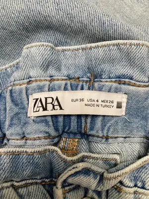 ZARA/ザラ/デニムパンツ/パンツ/スカイブルー/EUR36/USA4/MEX26