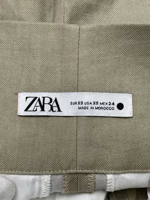ZARA/ザラ/ショート/ミニスカート/スカート/ベージュ/USA XS