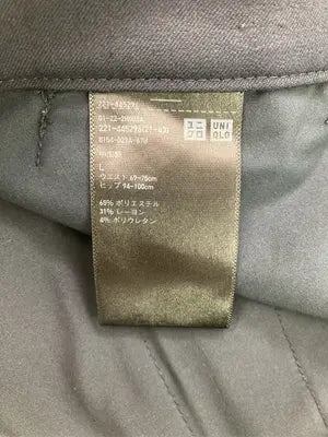 UNIQLO/ユニクロ/スラックス/パンツ/ネイビー/L