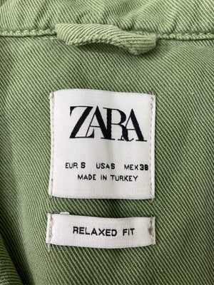 ZARA/ザラ/シャツ/ブラウス/トップス/カーキ/S