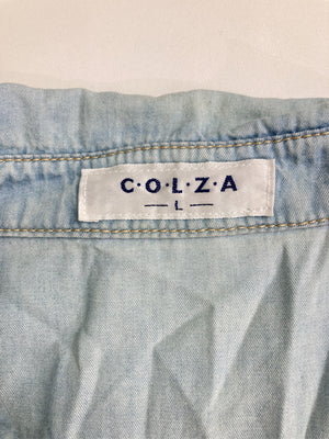 C・O・L・Z・A/コルザ/シャツ/ブラウス/トップス/ブルー/L