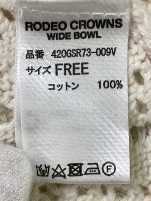 RODEO CROWNS/ロデオクラウンズ/ワンピース/ワンピース/ドレス/アイボリー/FREE