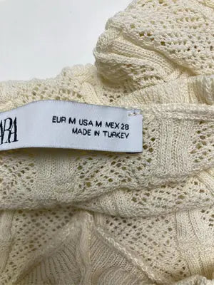 ZARA/ザラ/Tシャツ/カットソー/トップス/アイボリー/EUR M