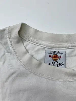 Hard Rock CAFE/ハードロックカフェ/Tシャツ/カットソー/トップス/ベージュ/MEDIUM