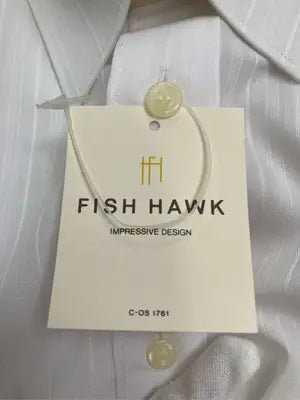 Fish Hawk/ビジネスシャツ/トップス/ホワイト/42-78