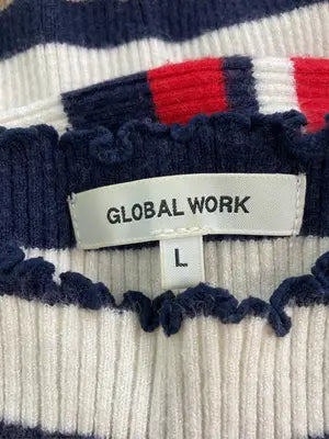 GLOBAL WORK/グローバルワーク/ニット/セーター/トップス/ホワイト/L