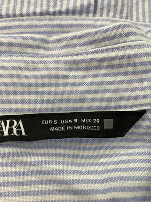 ZARA/ザラ/シャツ/ブラウス/トップス/スカイブルー/S