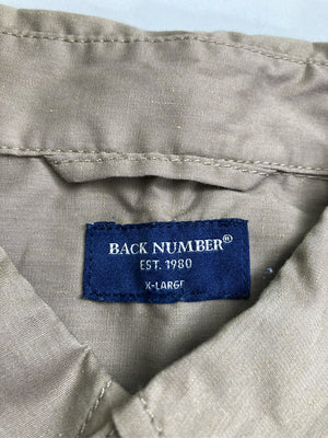 BACK NUMBER/バックナンバー/シャツ/ブラウス/トップス/ブラウン/X-LARGE