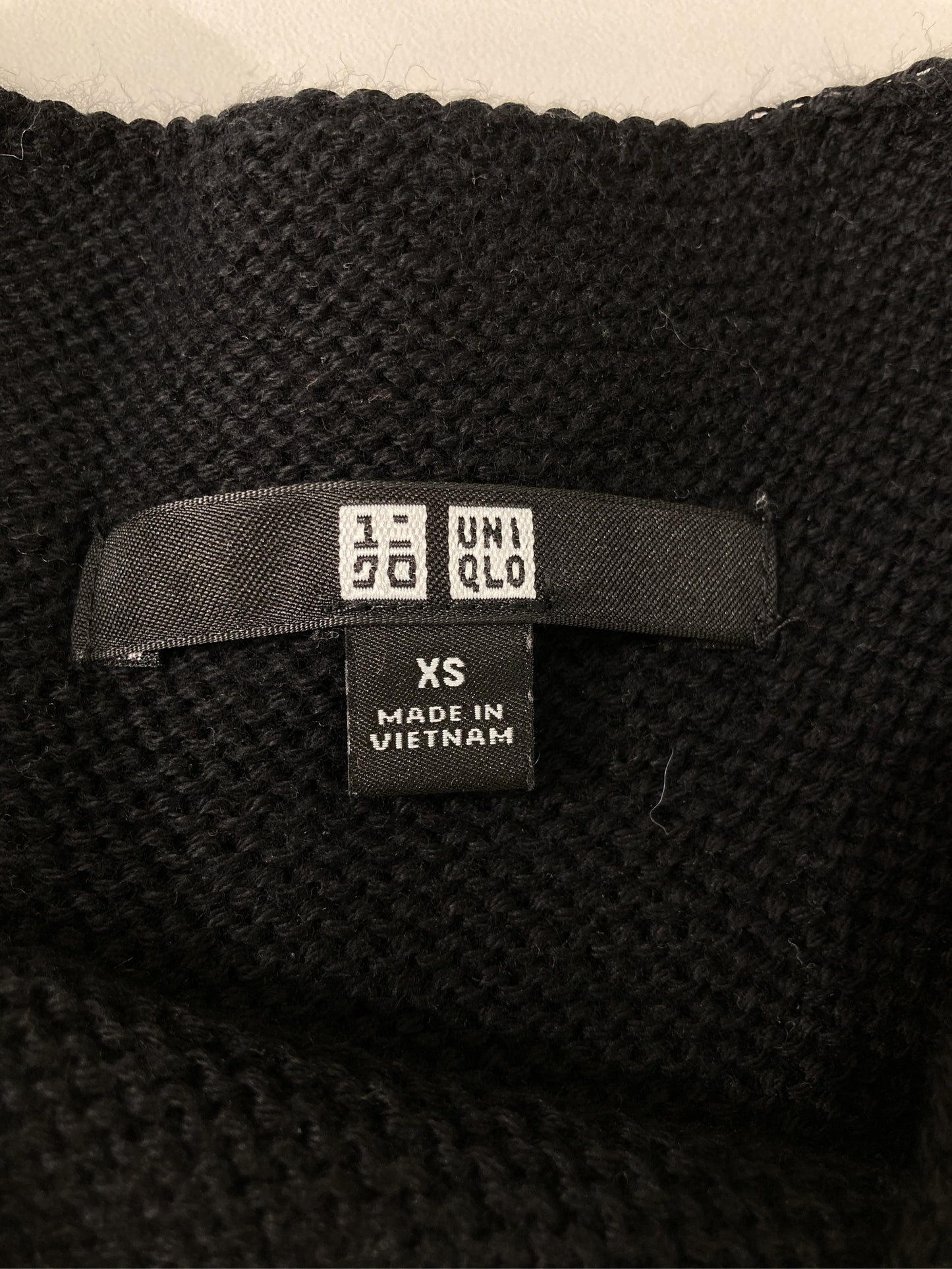 UNIQLO/ユニクロ/ニット/セーター/トップス/ブラック/XS