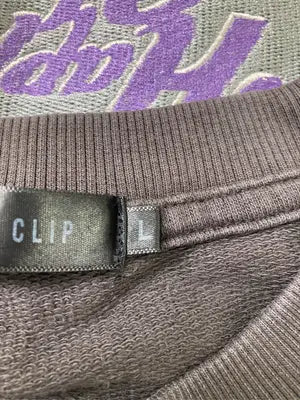 Chip Clip/チップクリップ/スウェット/トップス/ブラウン/L