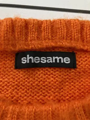 shesame/シーセム/ニット/セーター/トップス/オレンジ/L