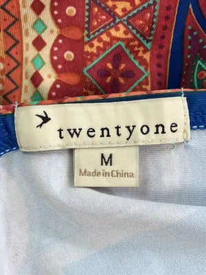 twentyone/トゥエンティーワン/チュニック/ワンピース/ドレス/ブルー/M