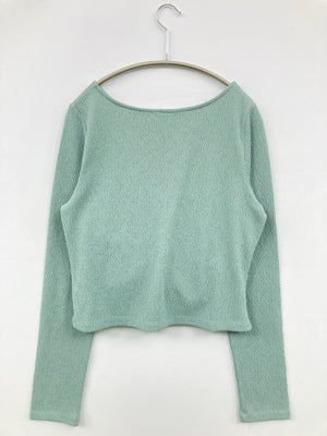 continuer de NICE CLAUP/コンティニューデナイスクラップ/ニット/セーター/トップス/ライトグリーン/F