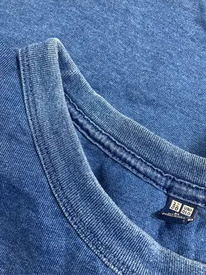 UNIQLO/ユニクロ/Tシャツ/カットソー/トップス/ブルー/XL