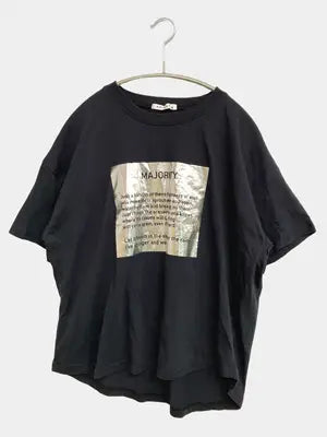 SHISKY/シスキー/Tシャツ/カットソー/トップス/ブラック/M