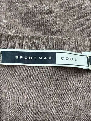 SPORTMAX/ニット/セーター/トップス/ブラウン/S