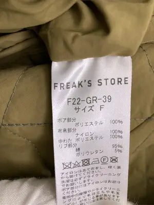 FREAK'S STORE/フリークスストア/ブルゾン/ジャケット/アウター/ベージュ/F