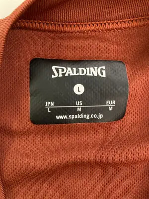 SPALDING/スポルディング/Tシャツ/カットソー/トップス/オレンジ/L