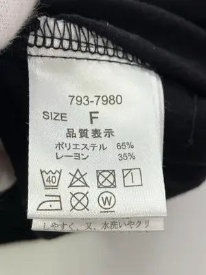 ANAP/アナップ/Tシャツ/カットソー/トップス/ブラック/F