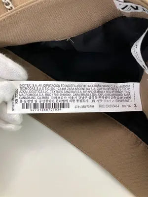 ZARA/ザラ/ショート/ミニスカート/スカート/ブラウン/USA M