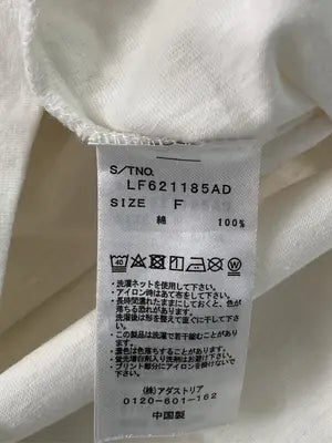 LOWRYS FARM/ローリーズファーム/Tシャツ/カットソー/トップス/アイボリー/F