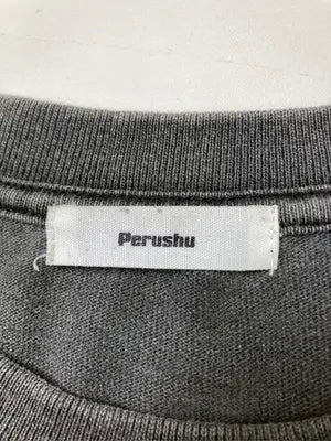 Perushu/ペルーシュ/Tシャツ/カットソー/トップス/ブラック/L