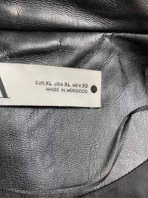 ZARA/ザラ/レザージャケット/ジャケット/アウター/ブラック/USA XL