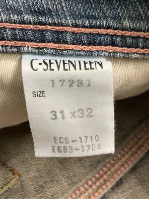 C-SEVENTEEN/シーセブンティーン/デニムパンツ/パンツ/グレー/31 x 32