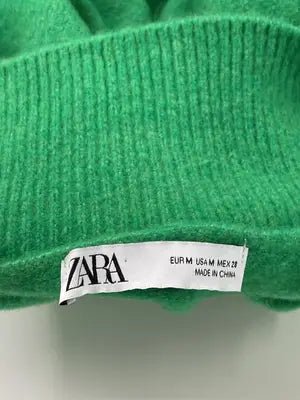 ZARA/ザラ/ニット/セーター/トップス/グリーン/M