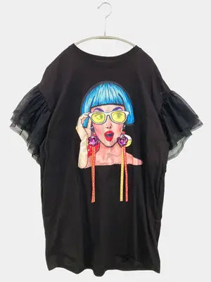 LONDA/ロンダ/Tシャツ/カットソー/トップス/ブラック