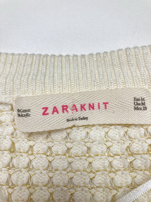 ZARA/ザラ/カーディガン/ボレロ/トップス/ホワイト/M