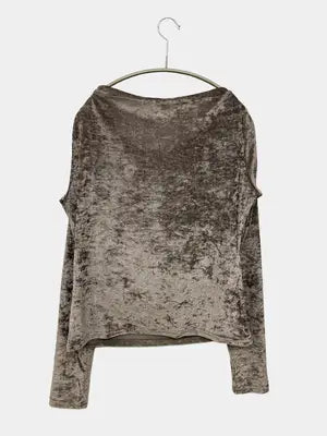 mily bilet/Tシャツ/カットソー/トップス/ブラウン/L