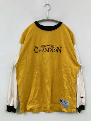 Champion/チャンピオン/Tシャツ/カットソー/トップス/イエロー/M