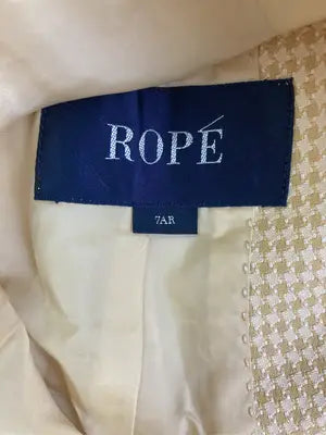 ROPE/ロペ/セットアップ/ジャケット/アウター/イエロー/7AR