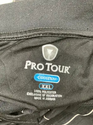 ProTour/ポロシャツ/トップス/ブラック/XXL