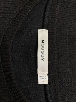 MOUSSY/マウジー/ニット/セーター/トップス/ブラック/F